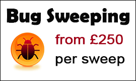 Bug Sweeping Cost in Keighley